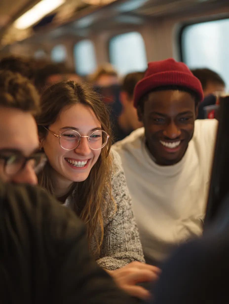 Étudiants en compétition sur Baddl